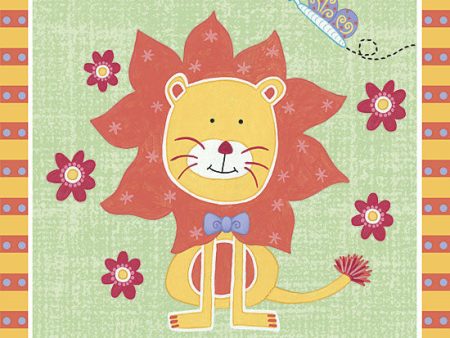 ALP1345 - Beetle & Bob Baby Lion - 12x12 on Sale